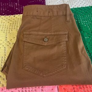 Women's Brown Stretch Chino Pants